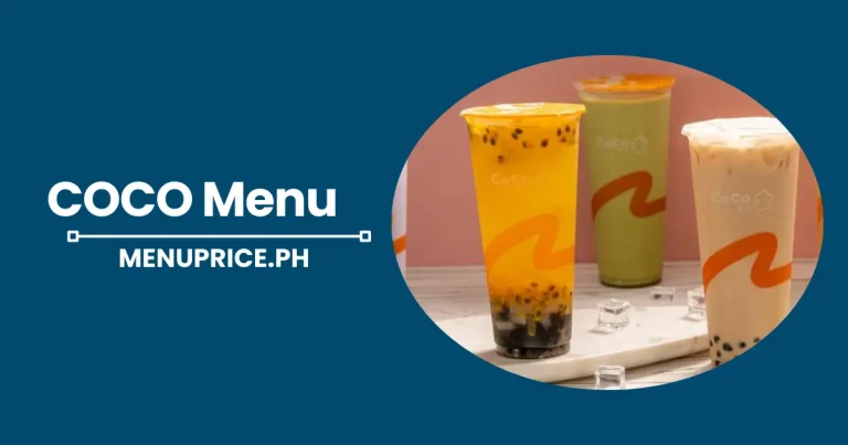 Coco Menu Prices in Philippines 2024 [Updated]