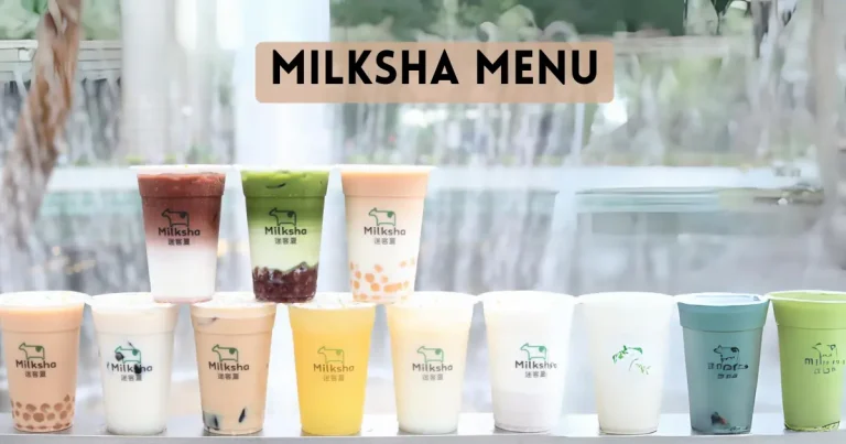 Milksha Menu Price List