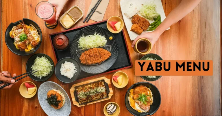 YABU MENU and Price List